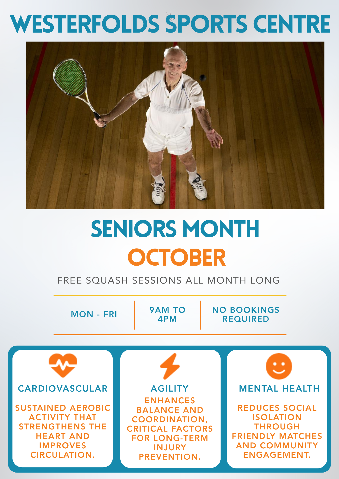 Seniors Month in October for Squash