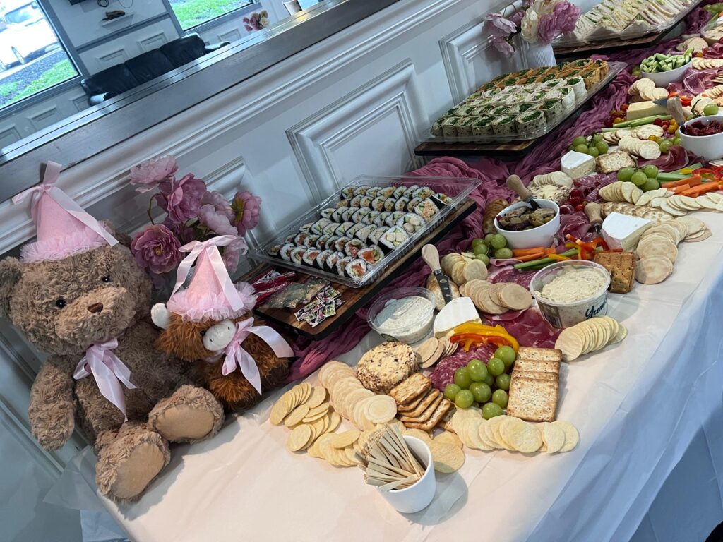 Venue Hire Templestowe: Delicious catering spread and grazing table setup at a Westerfolds Sports Centre function