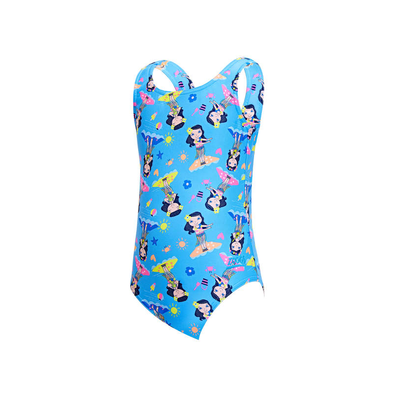 Zoggs - Girls Bathers - Scoopback Tots - Sizes 1-6