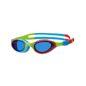 Zoggs - Super Seal Junior Goggles - Blue, Green, and Red