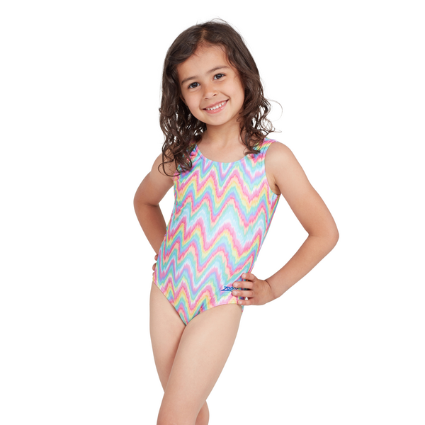 Zoggs - Girls Bathers - Scoopback Tots - Sizes 1-6 - Image 6